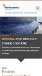 Mobile Screenshot of performanceservices.com